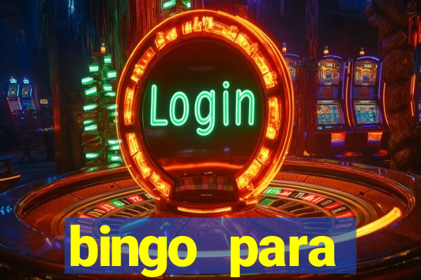 bingo para despedida de solteira para imprimir